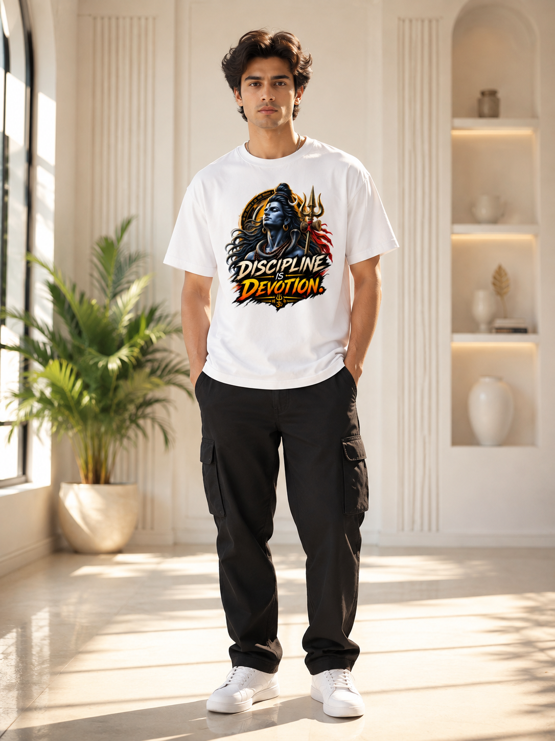 Discipline Is Devotion - Shiva Graphic T-Shirt (Unisex)