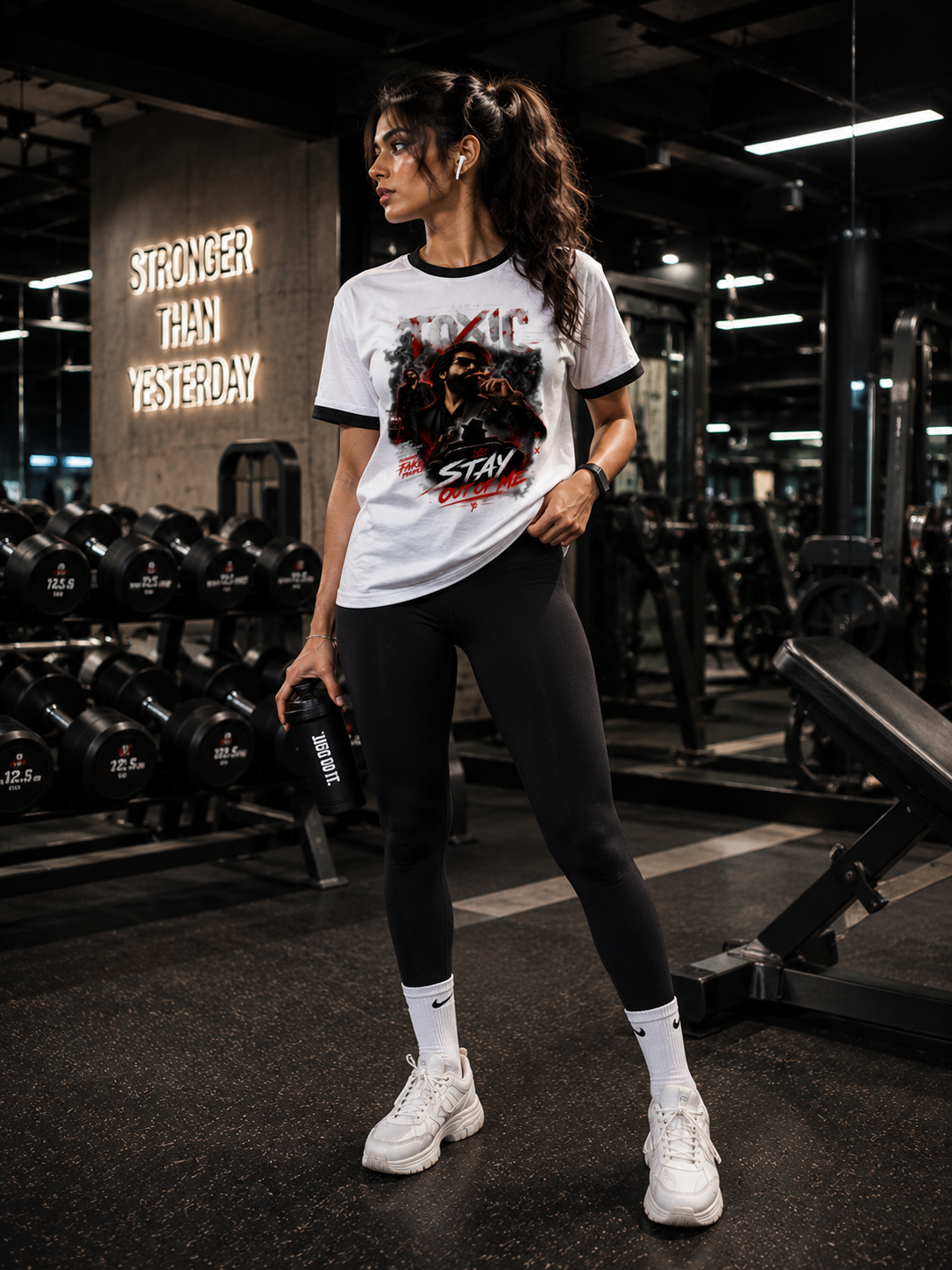 STAY OUT OF ME – Premium Graphic T-Shirt | 100% Cotton, 180 GSM Bio-Wash | Unisex
