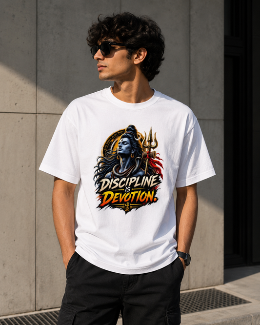 Discipline Is Devotion - Shiva Graphic T-Shirt (Unisex)
