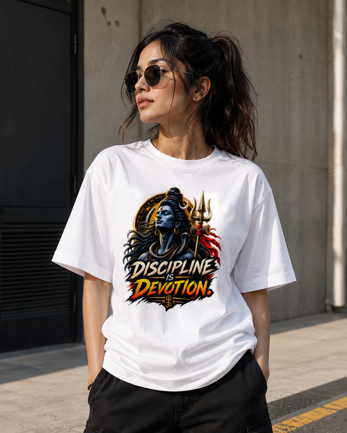 Discipline Is Devotion - Shiva Graphic T-Shirt (Unisex)