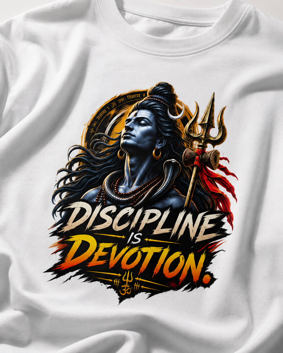 Discipline Is Devotion - Shiva Graphic T-Shirt (Unisex)