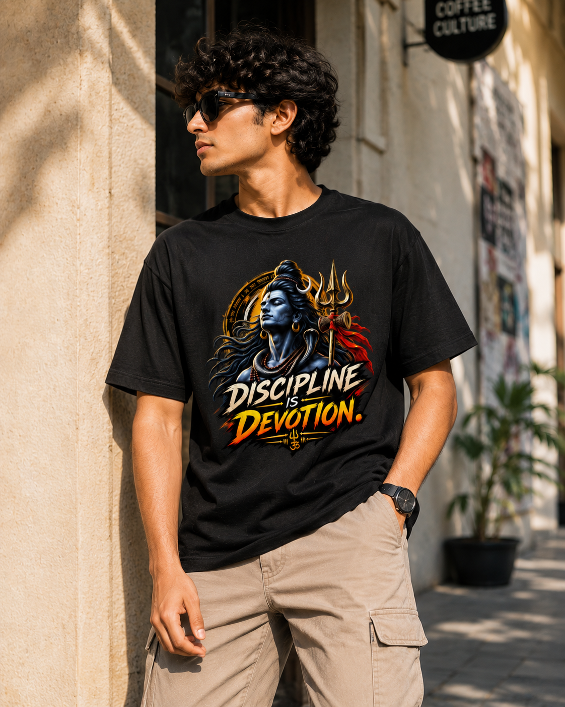 Discipline Is Devotion - Shiva Graphic T-Shirt (Unisex)