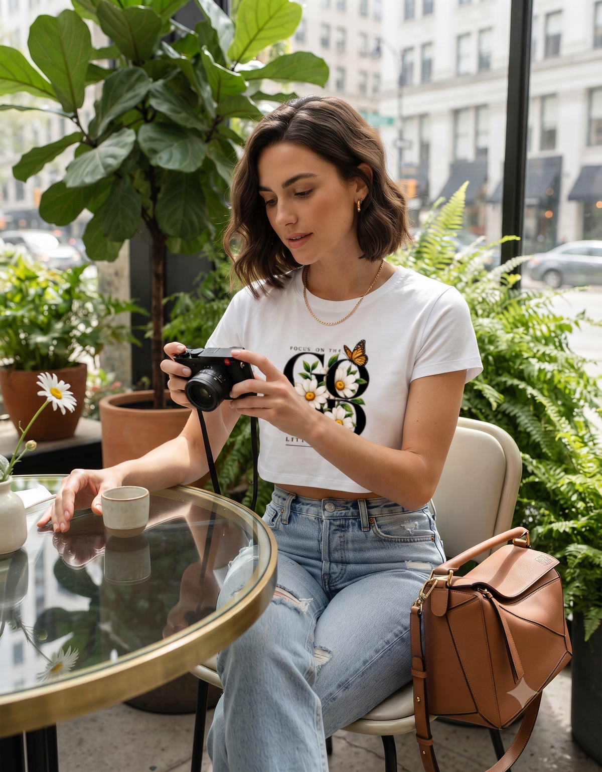 Focus On The Little Things Baby Tee | Cotton Stretch