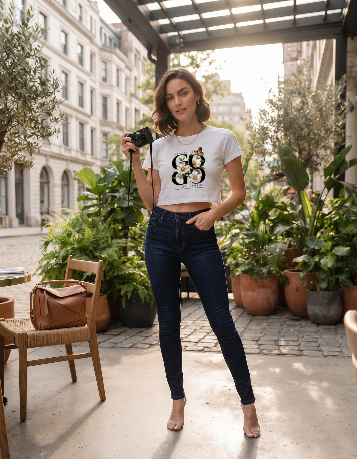 Focus On The Little Things Baby Tee | Cotton Stretch